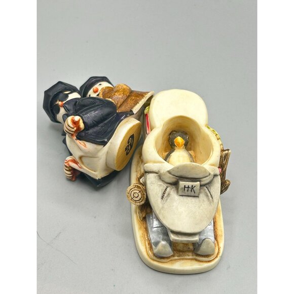 Harmony Kingdom 'Easy Slider' Snowman Snowmobile Figurine Made in England - Picture 7 of 12